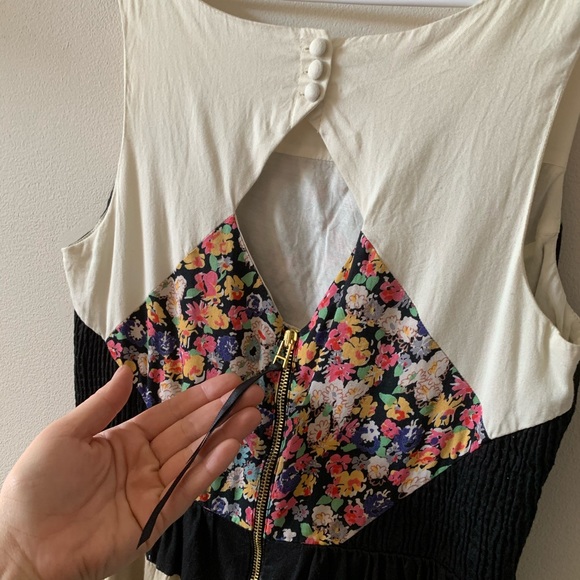 Anthropologie patchwork quilt full skirt dress (gg - Picture 9 of 10